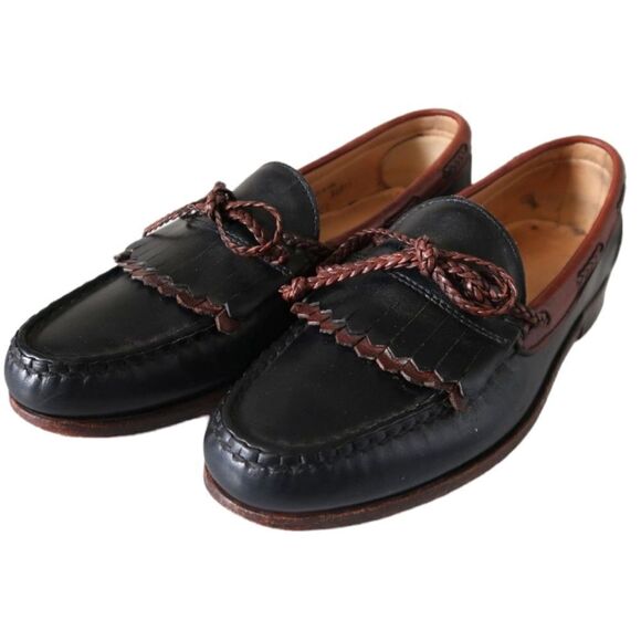 Allen Edmonds Woodstock Loafers Mens Size 9.5 Leather Kiltie - Picture 3 of 8